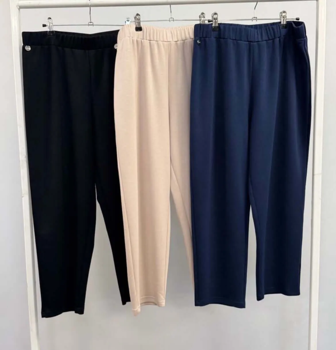 Ladies Jersey Feel Cigarette Pants and Swing Jacket