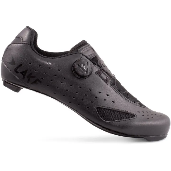 Lake CX219-X Wide Cycling Shoe (Black/Black)