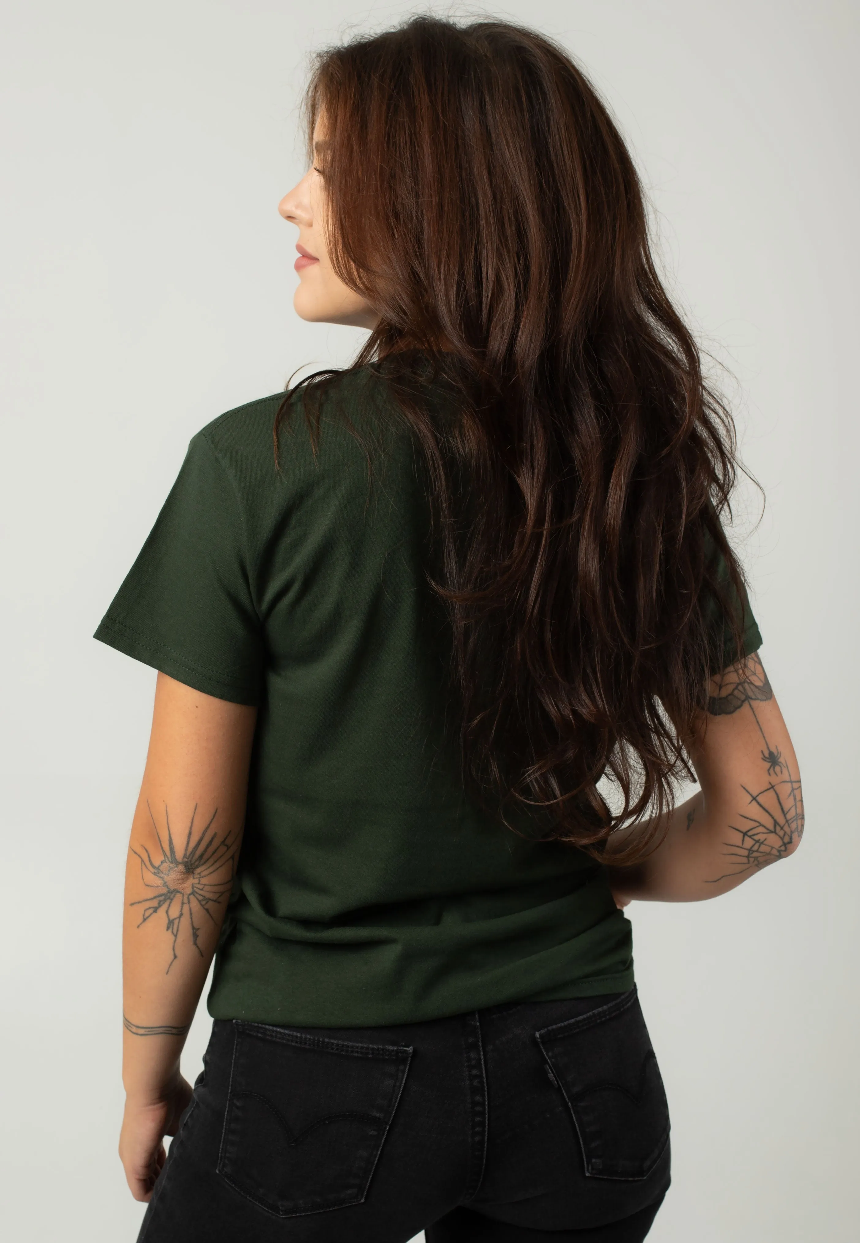 Landmvrks - Outline Grunge Forest Green - T-Shirt