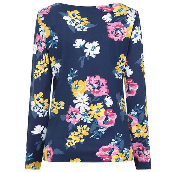 Lazy Jacks Clothing - Printed Breton Top - Posy