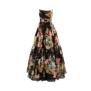 Leo Lin Women's Rania Gown Opulent In Mystic Long Dress