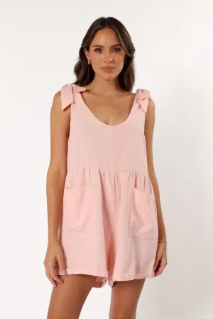 Lindy Romper - Pink