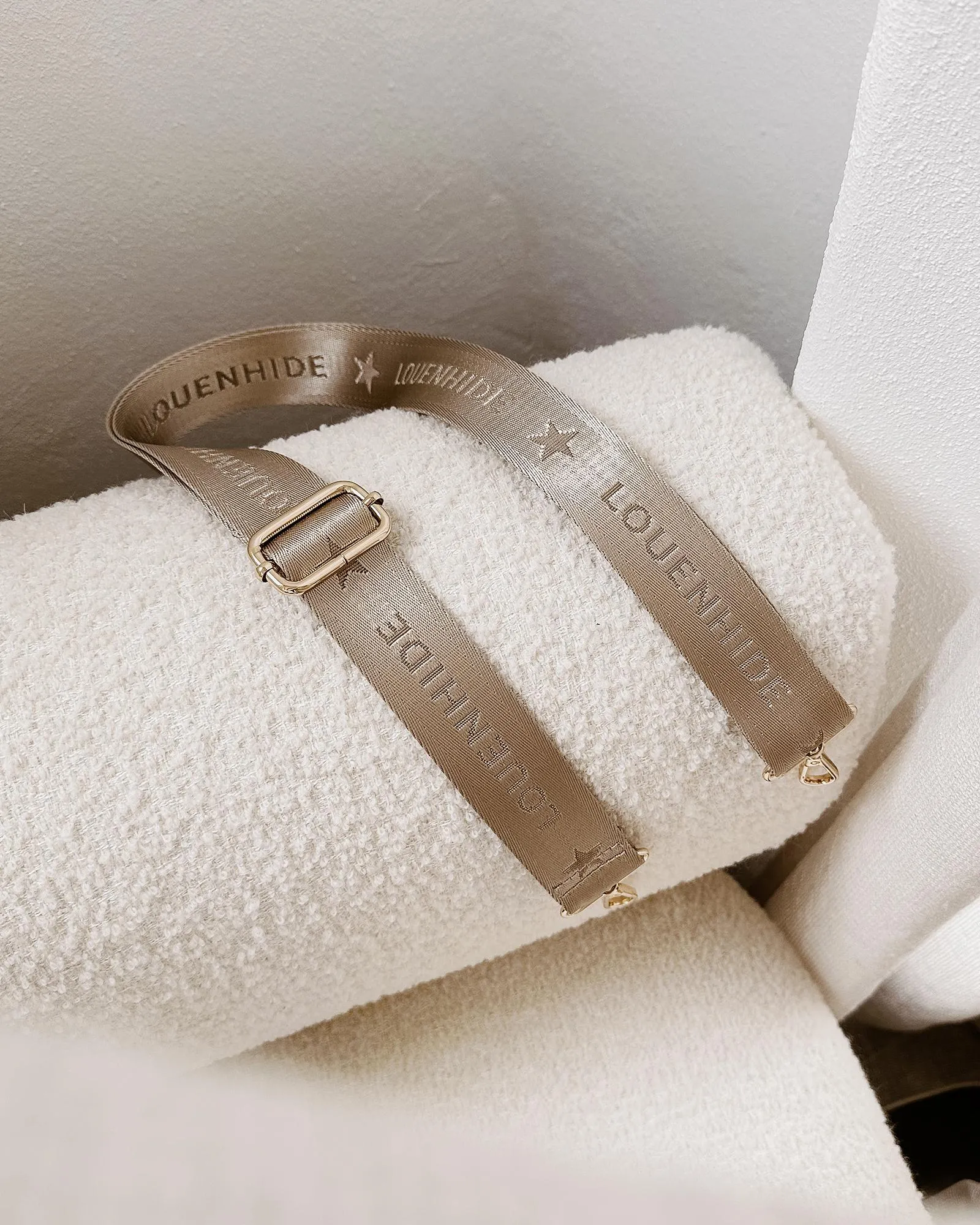 Louenhide Logo Guitar Strap Natural