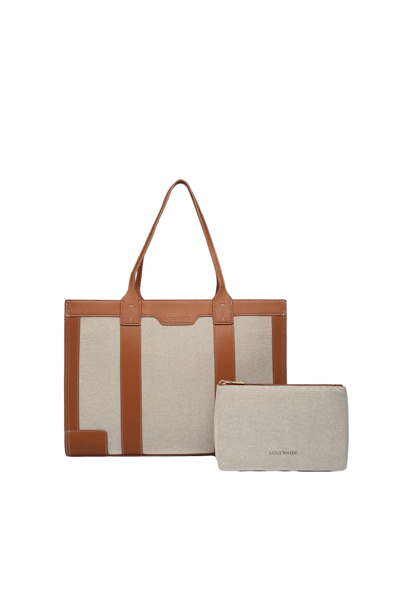 Louenhide Toorak Canvas Tote Bag Natural Tan