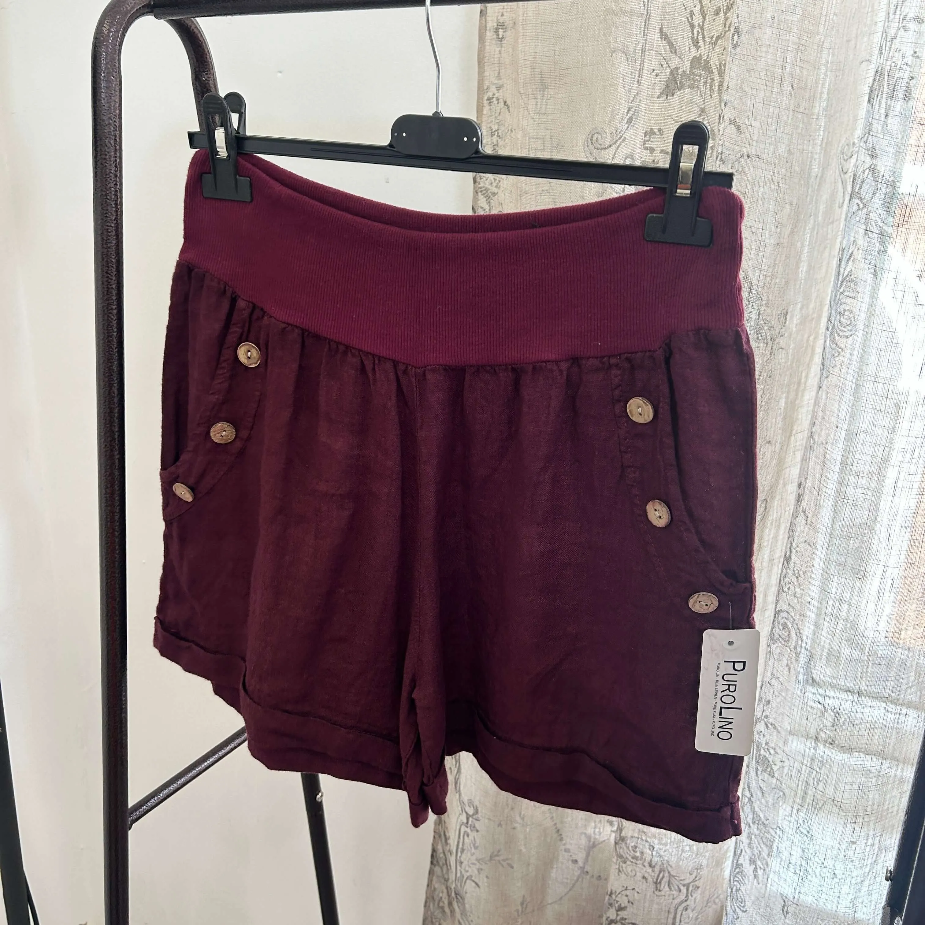 Made in Italy Linen Shorts - Regular