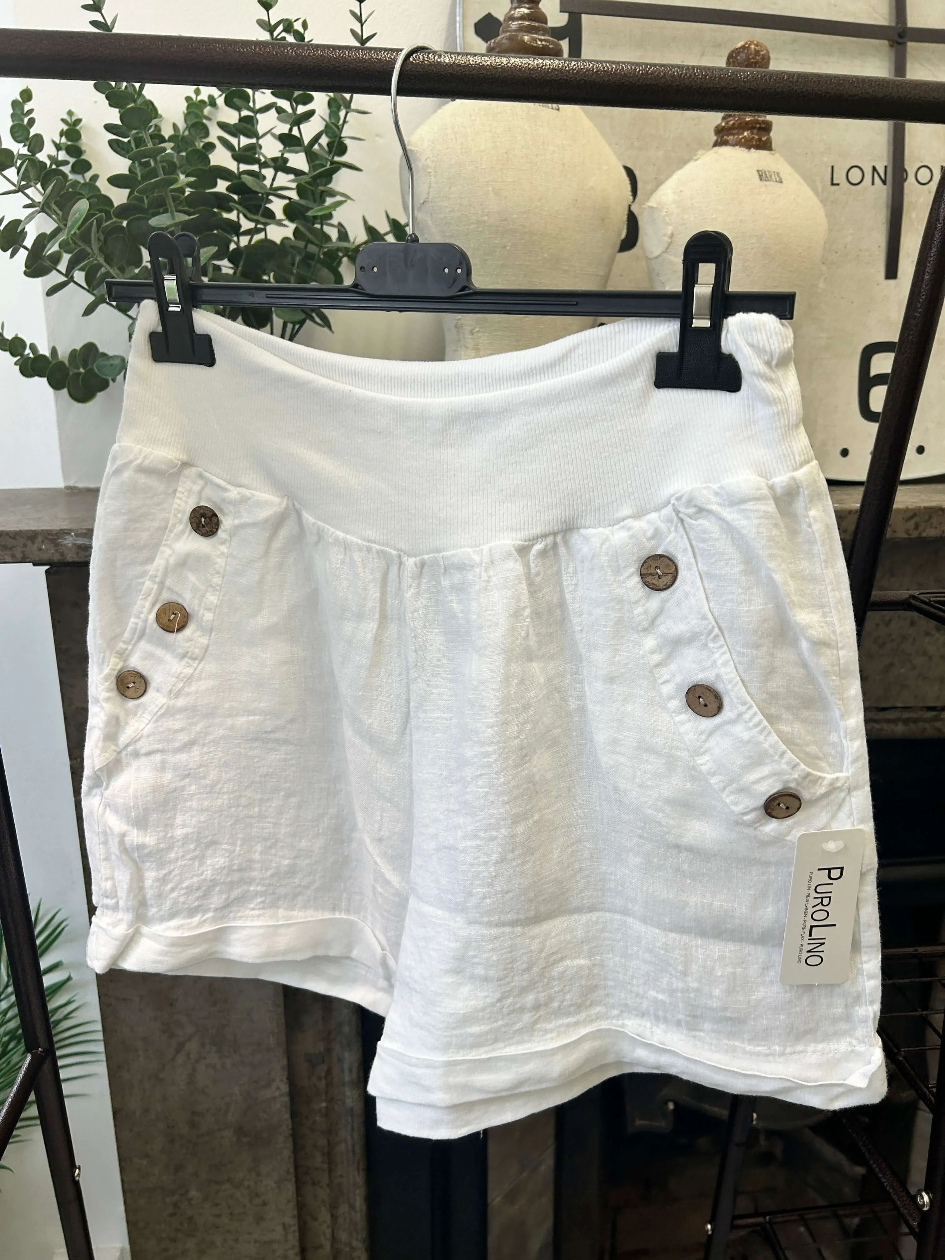 Made in Italy Linen Shorts - Regular