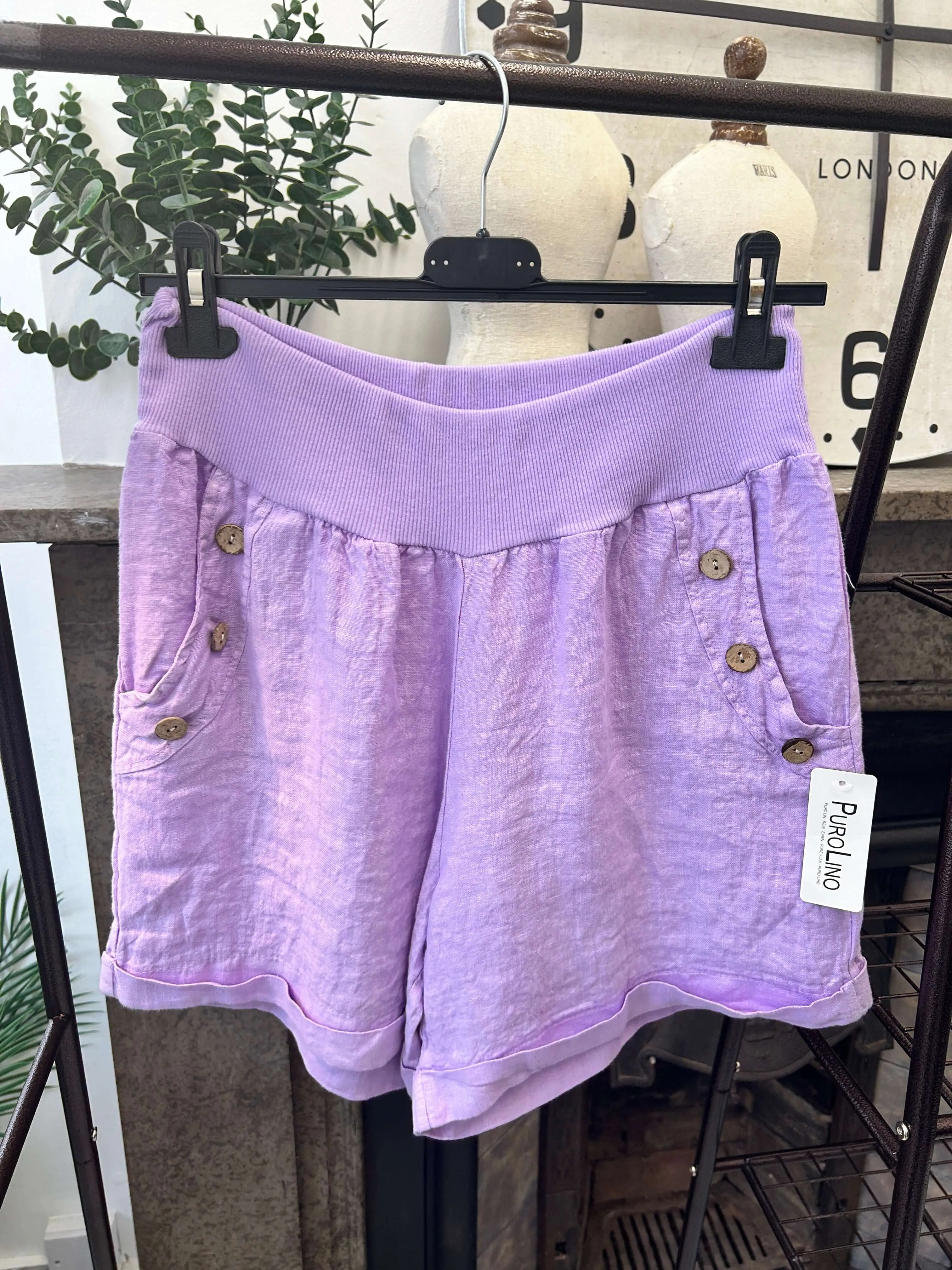 Made in Italy Linen Shorts - Regular