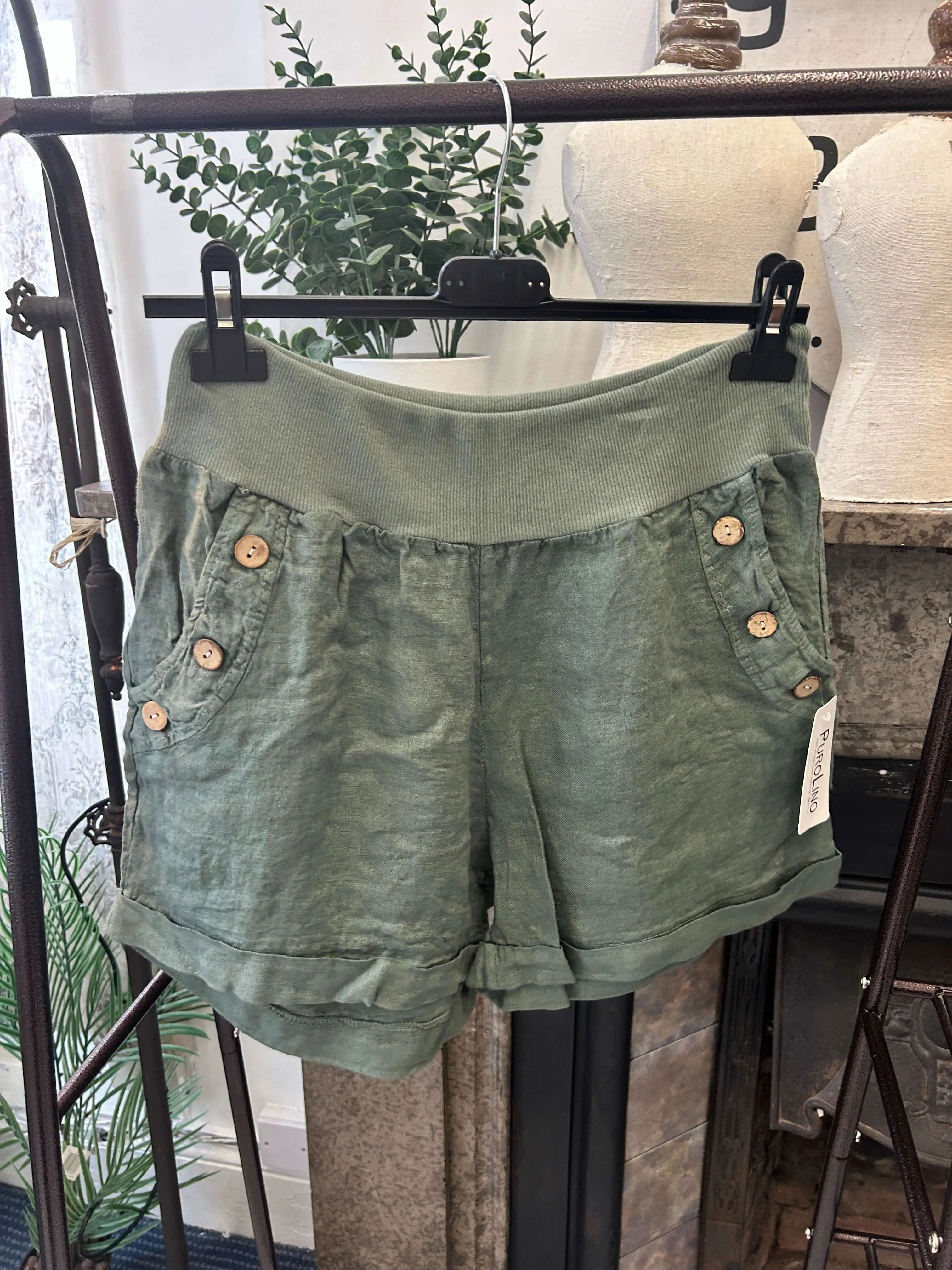 Made in Italy Linen Shorts - Regular