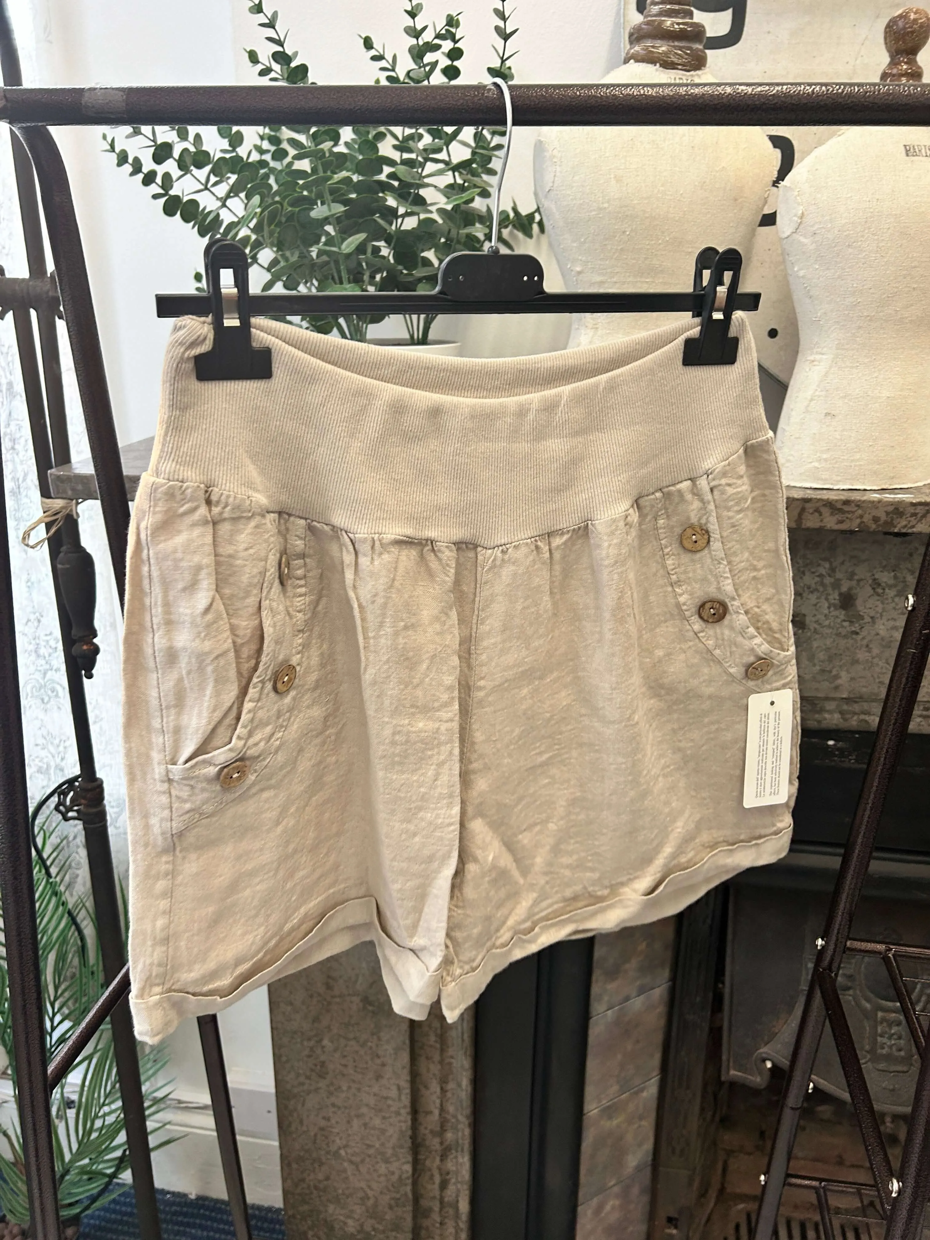 Made in Italy Linen Shorts - Regular