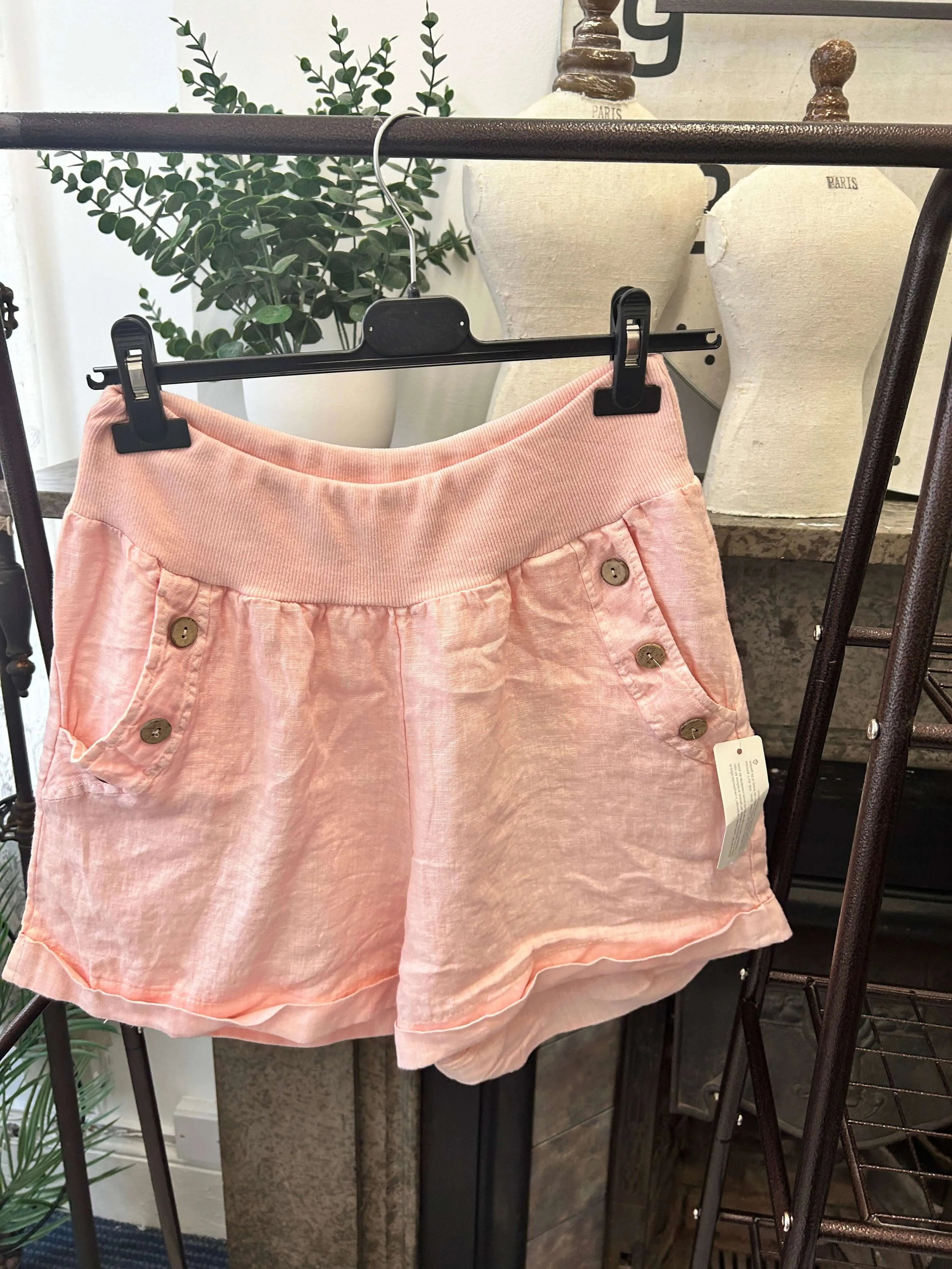 Made in Italy Linen Shorts - Regular