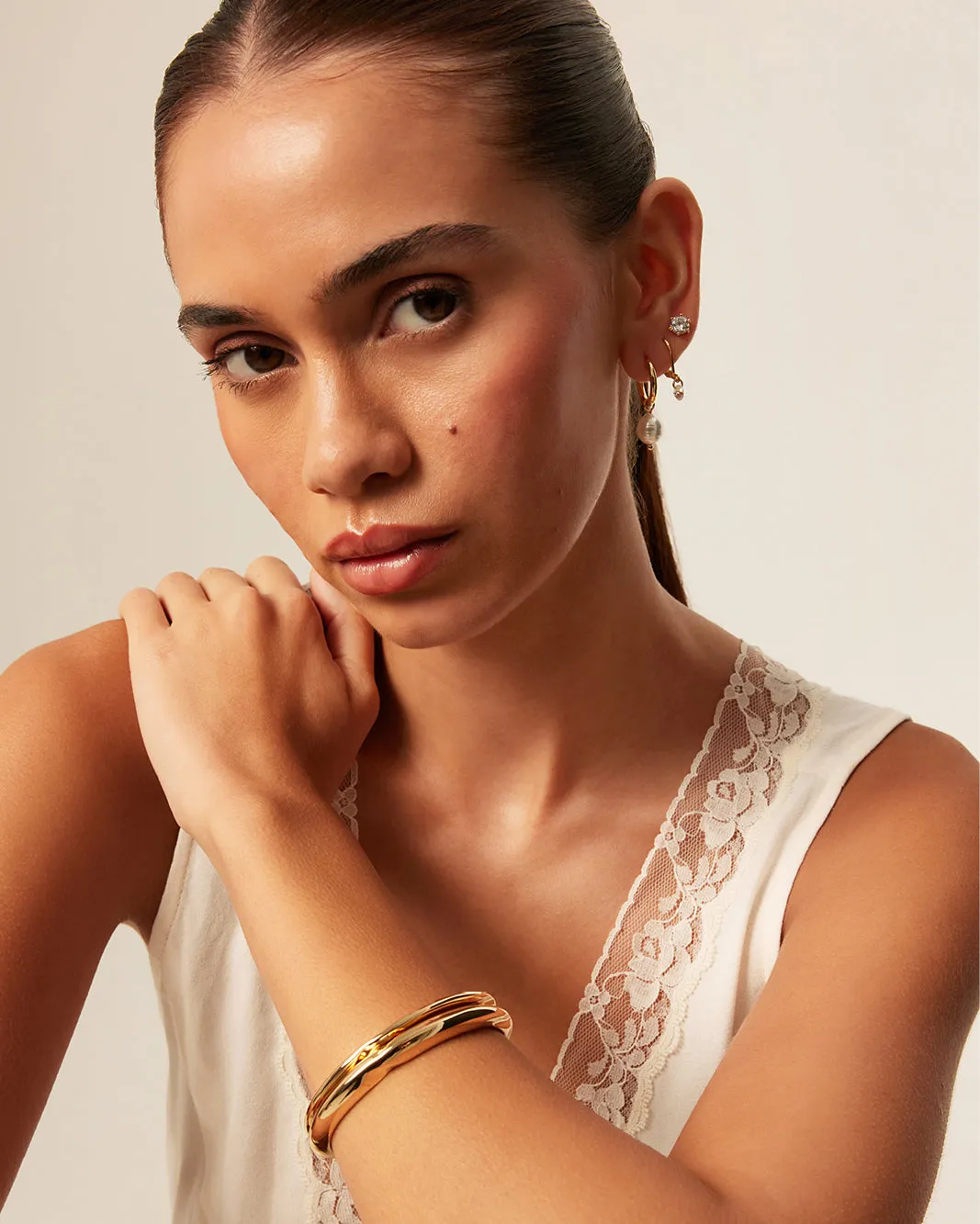 MAEVE 3 PACK EARRINGS - GOLD PLATED 18K