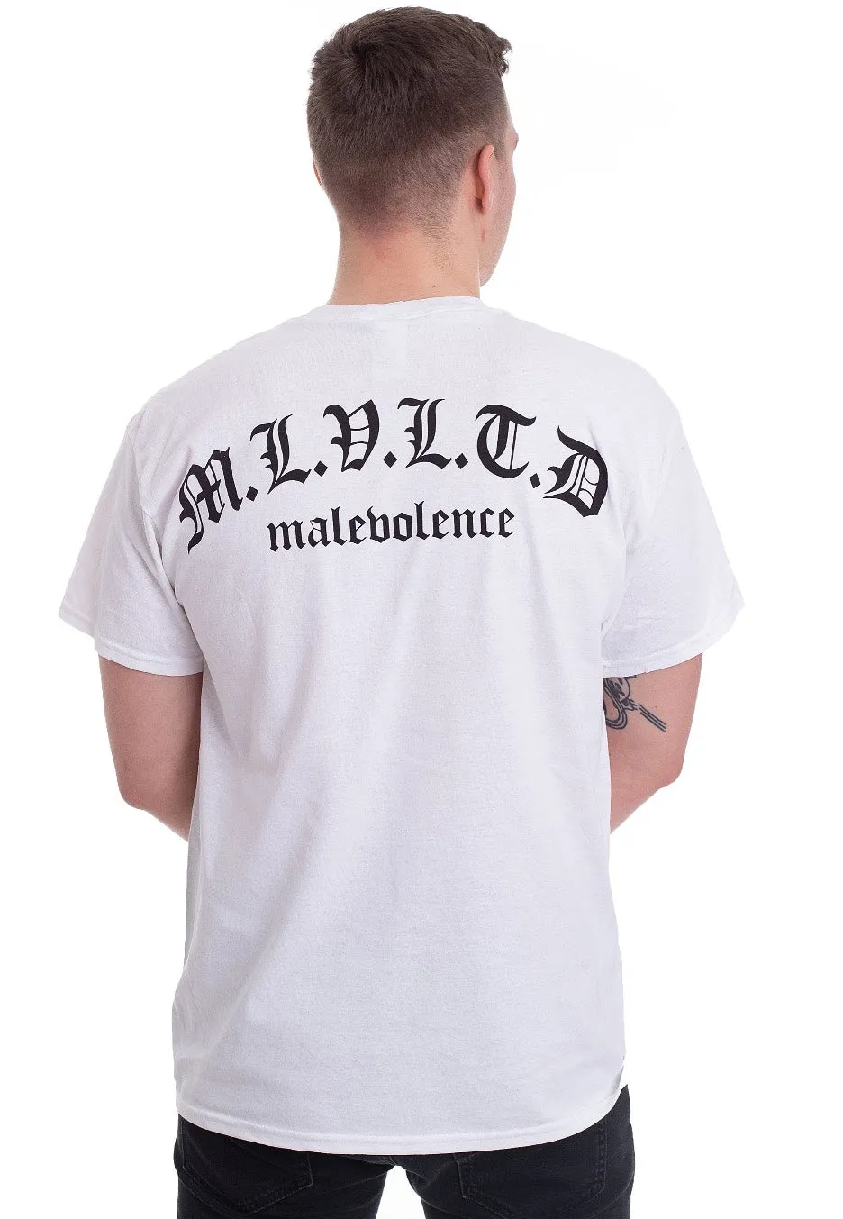 Malevolence - Malev Graff White - T-Shirt