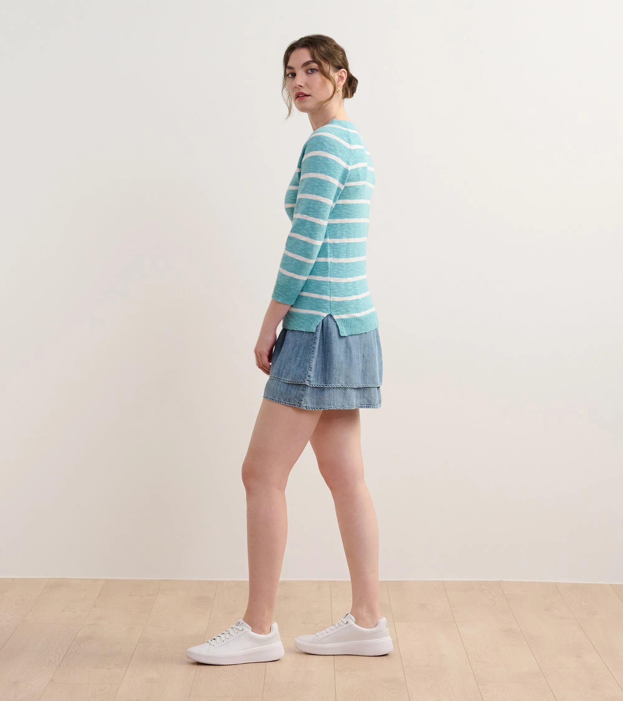 Mariner Sweater - Aruba Blue Stripes -Hatley