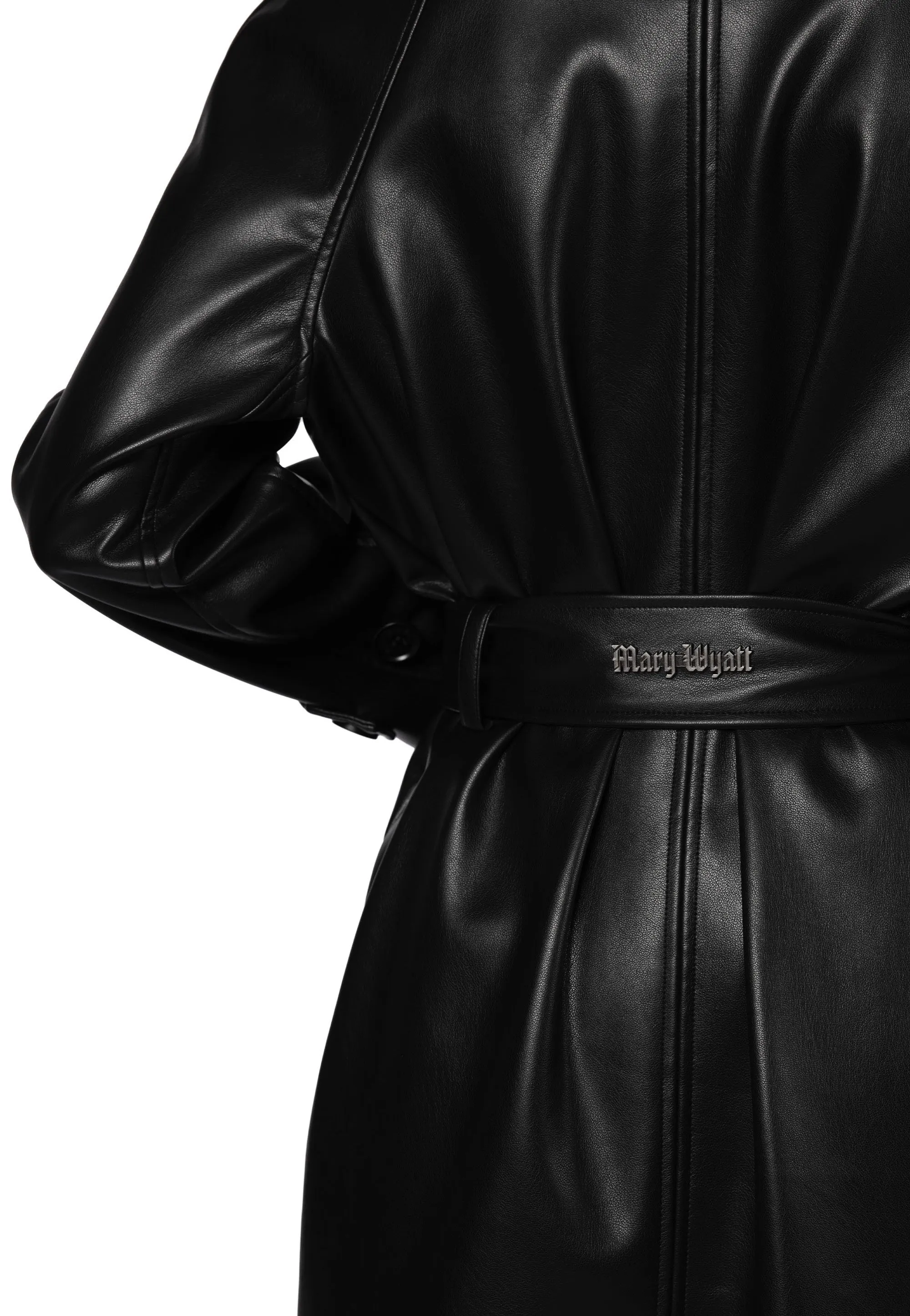 Mary Wyatt - Mara Faux Leather Black - Jacket