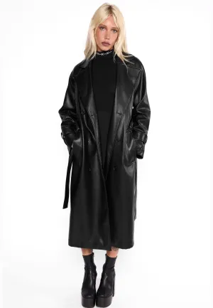Mary Wyatt - Mara Faux Leather Black - Jacket