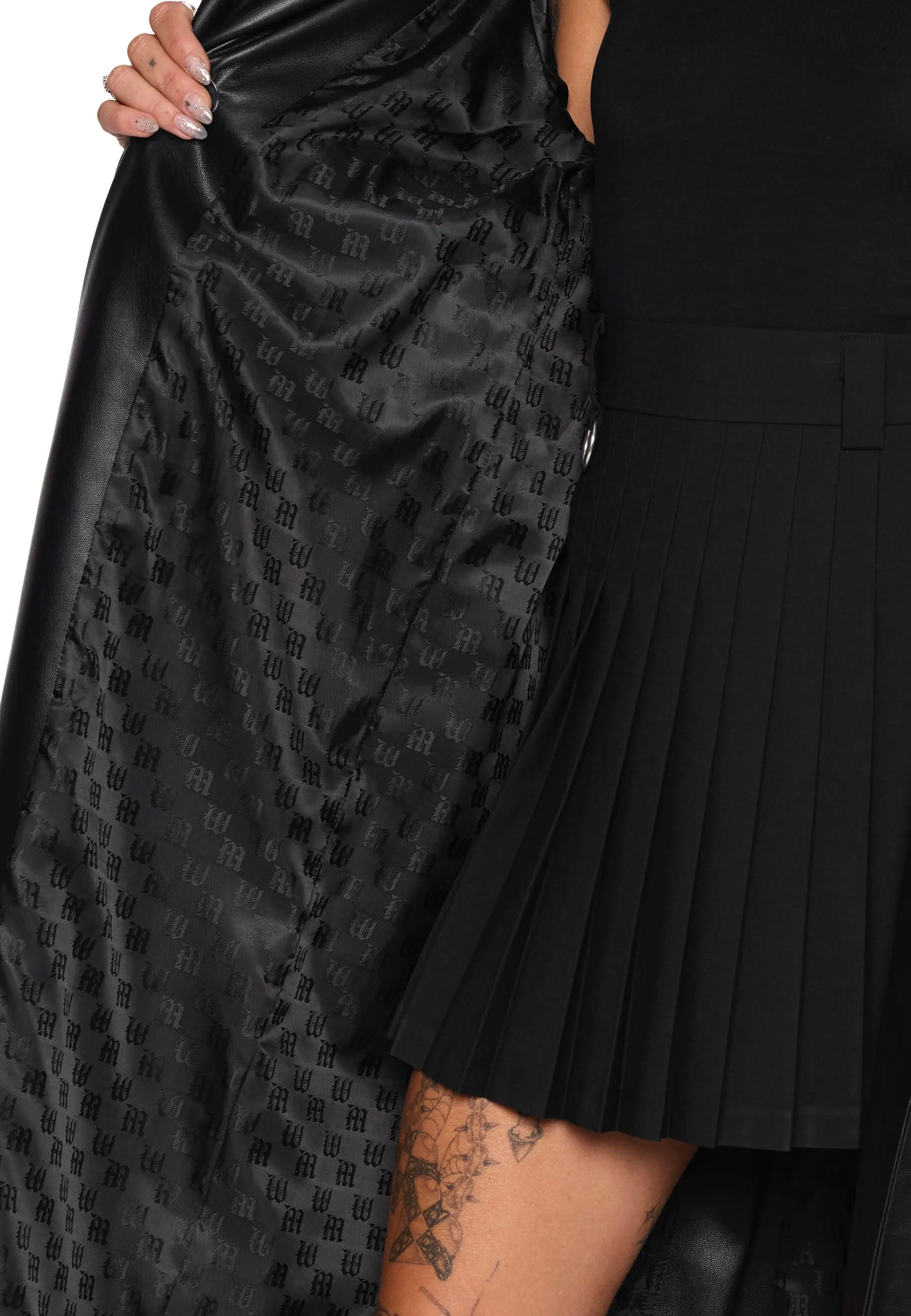 Mary Wyatt - Mara Faux Leather Black - Jacket