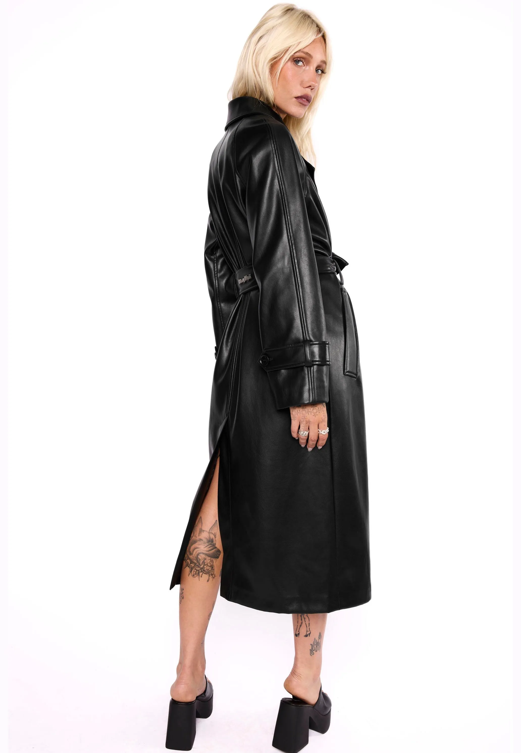 Mary Wyatt - Mara Faux Leather Black - Jacket