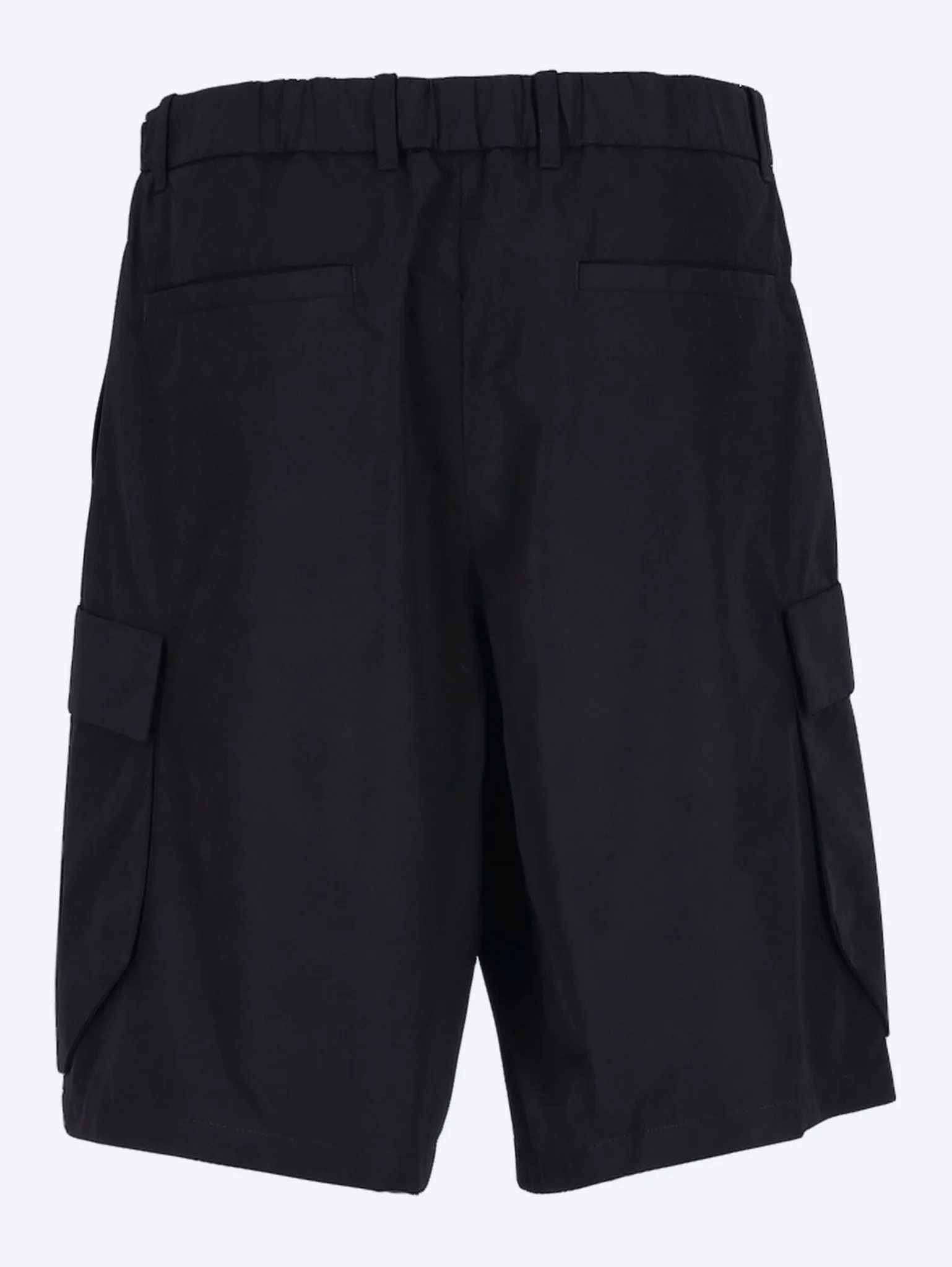 Matt black shorts