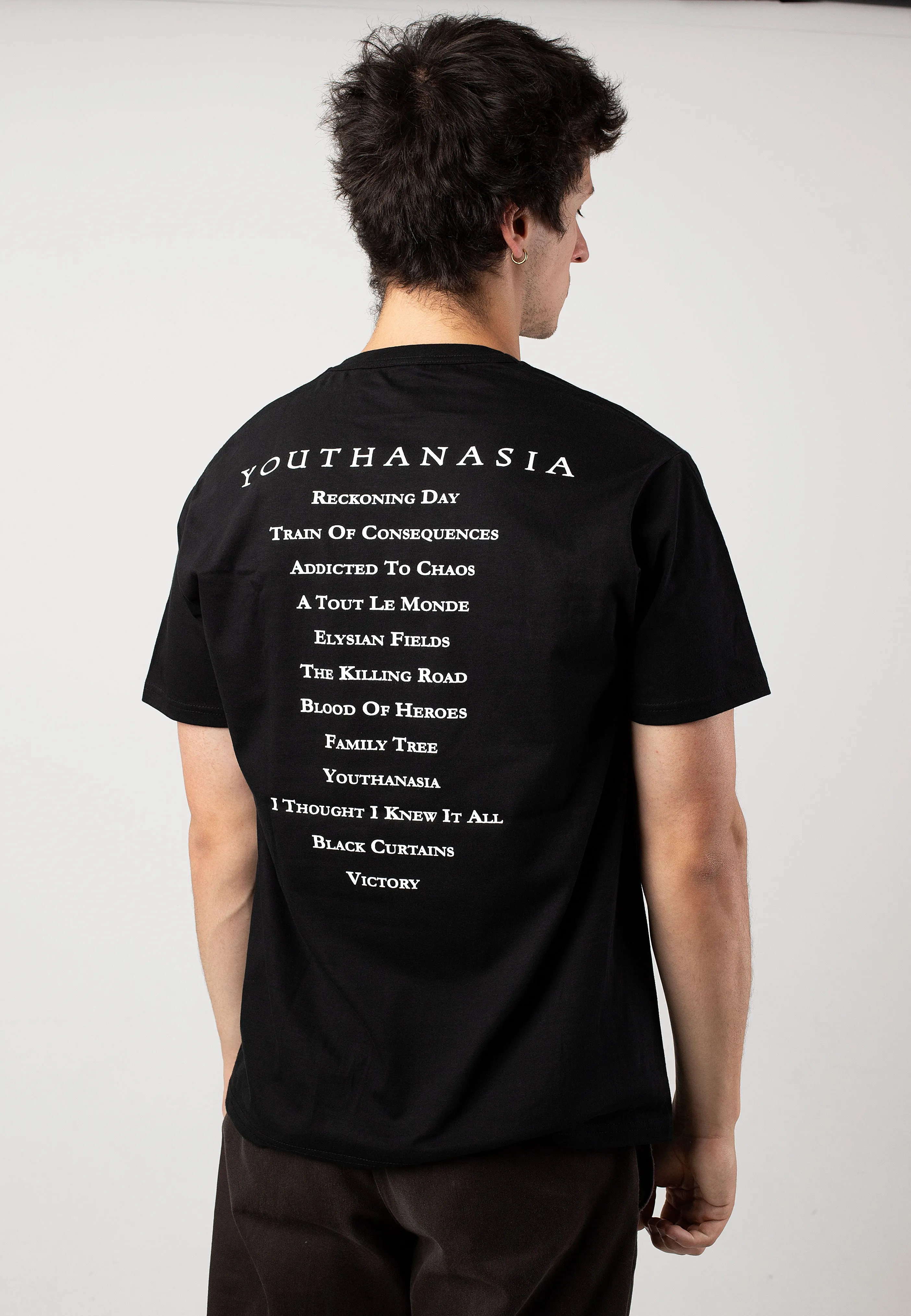 Megadeth - Youthanasia Tracklist - T-Shirt