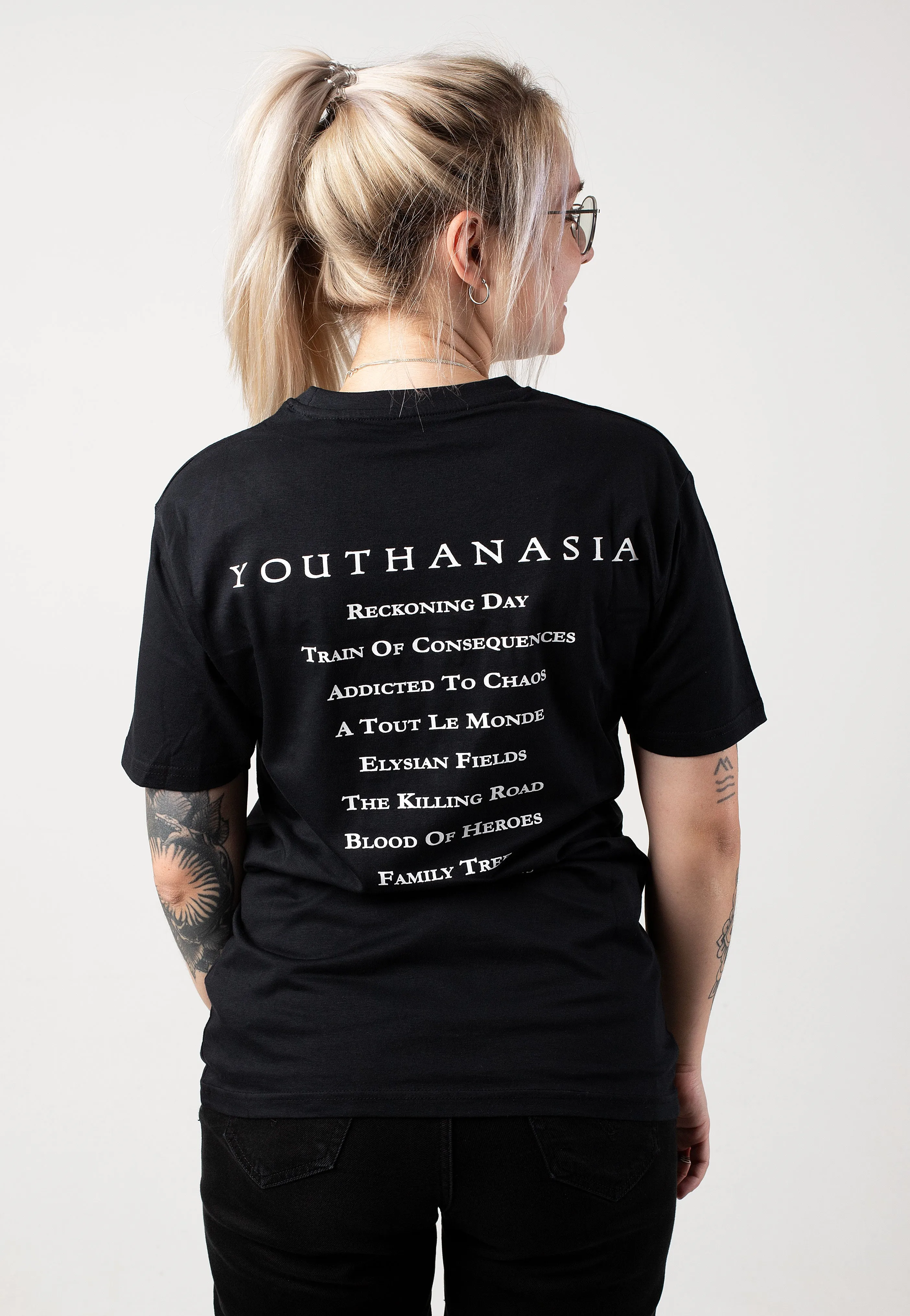 Megadeth - Youthanasia Tracklist - T-Shirt