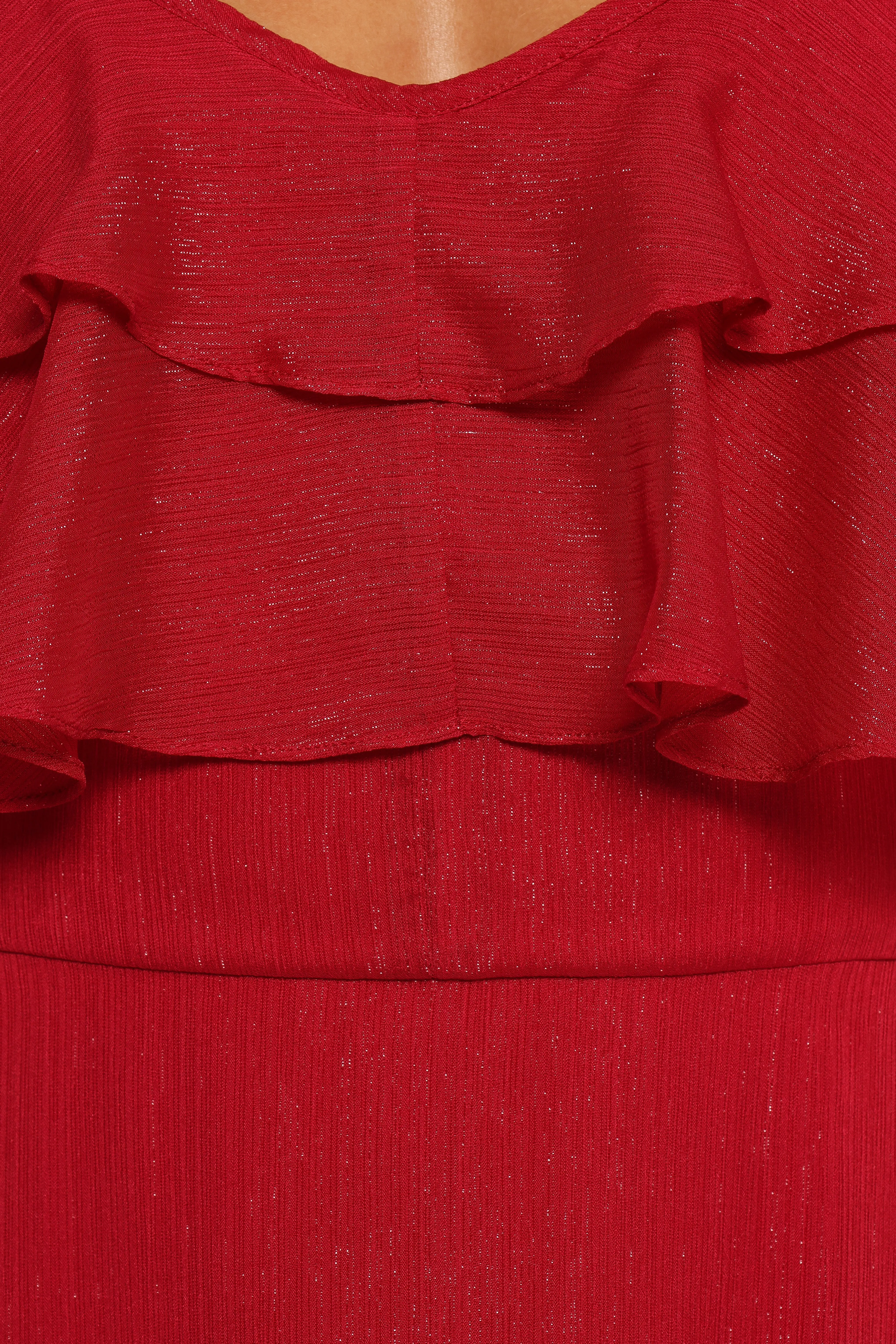 Merida Midi Dress - Red