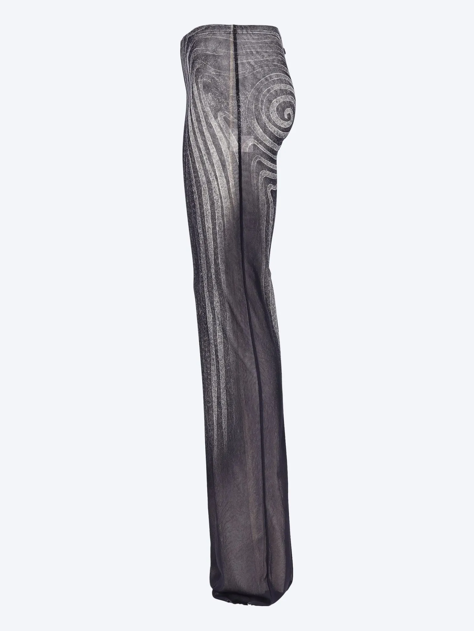 Mesh trouser printed  spiral
