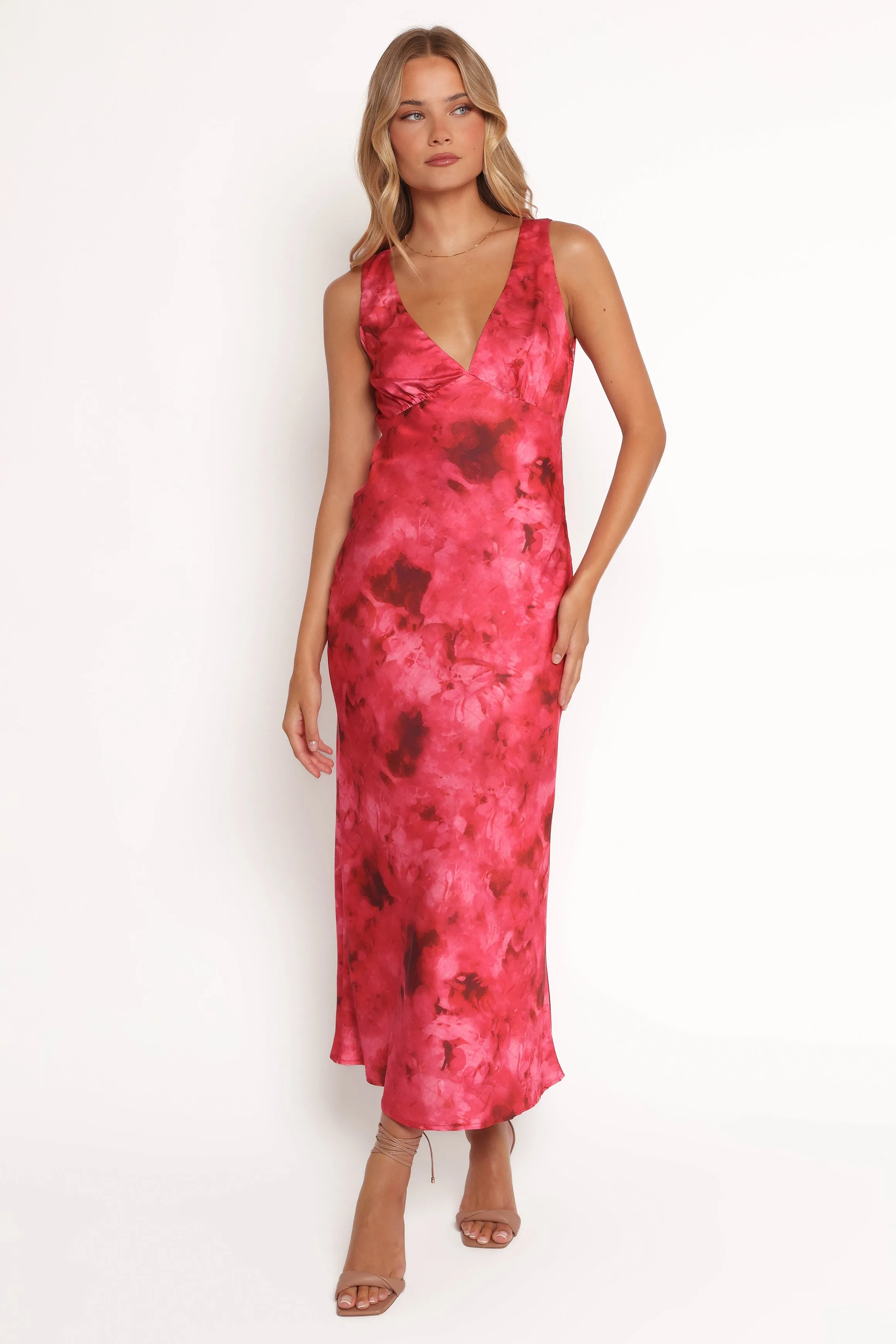 Mirae Maxi Dress - Red