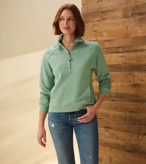 Mock Neck Pullover - Sage Green -Hatley