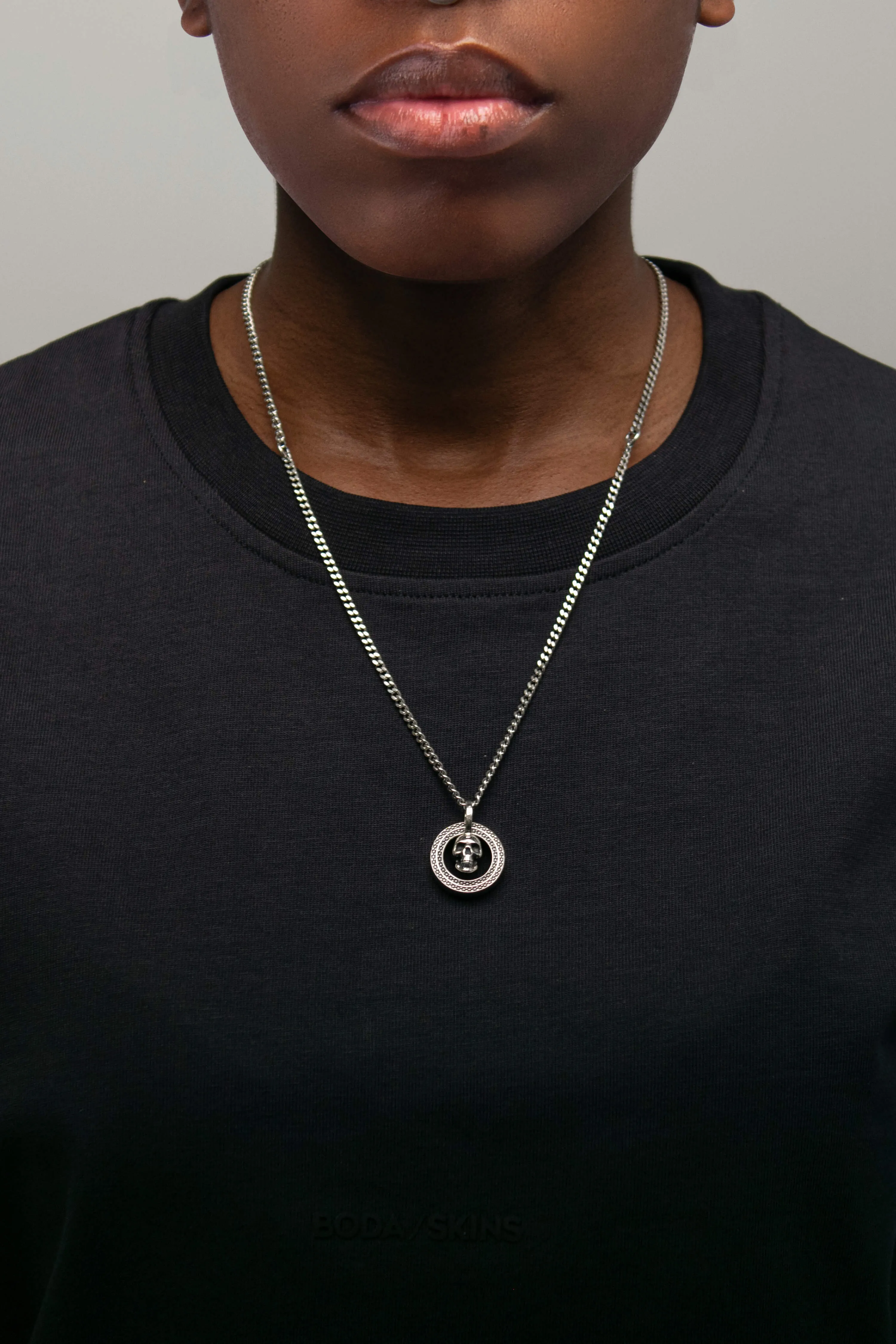 MODULAR SKULL PENDANT   CHAIN (WOMAN)
