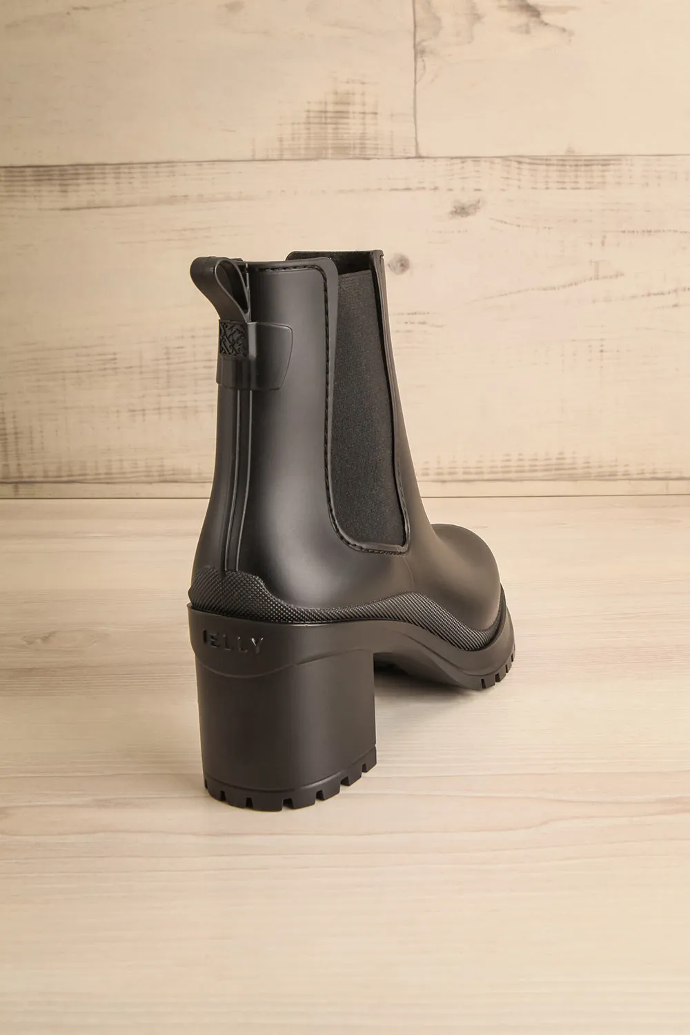 Nashae | Black Heeled Ankle Boots