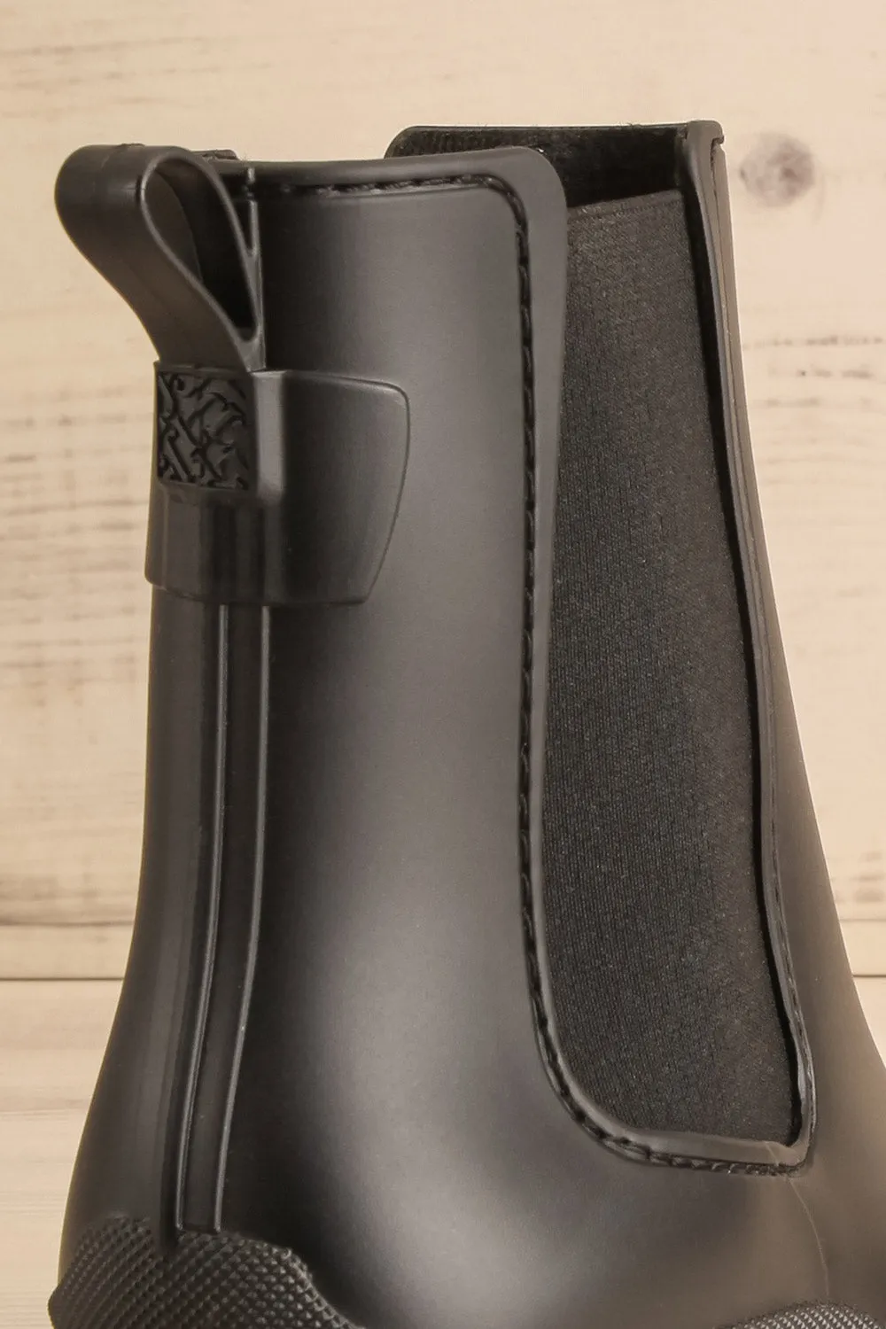 Nashae | Black Heeled Ankle Boots