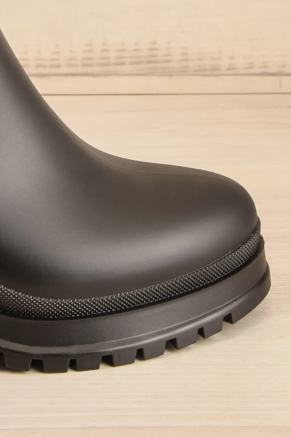 Nashae | Black Heeled Ankle Boots