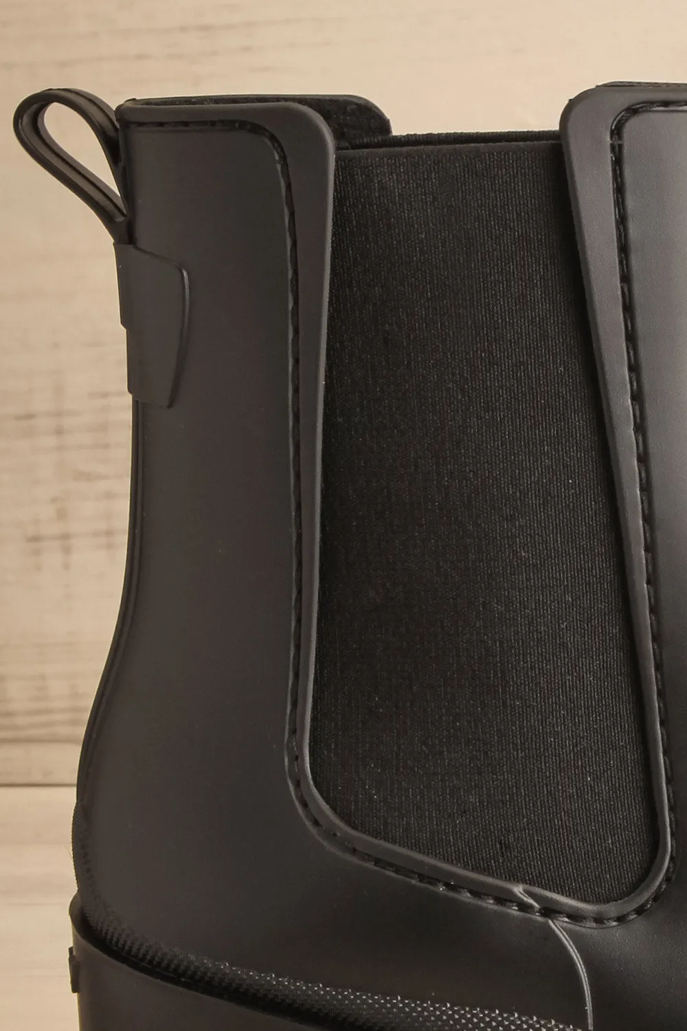 Nashae | Black Heeled Ankle Boots