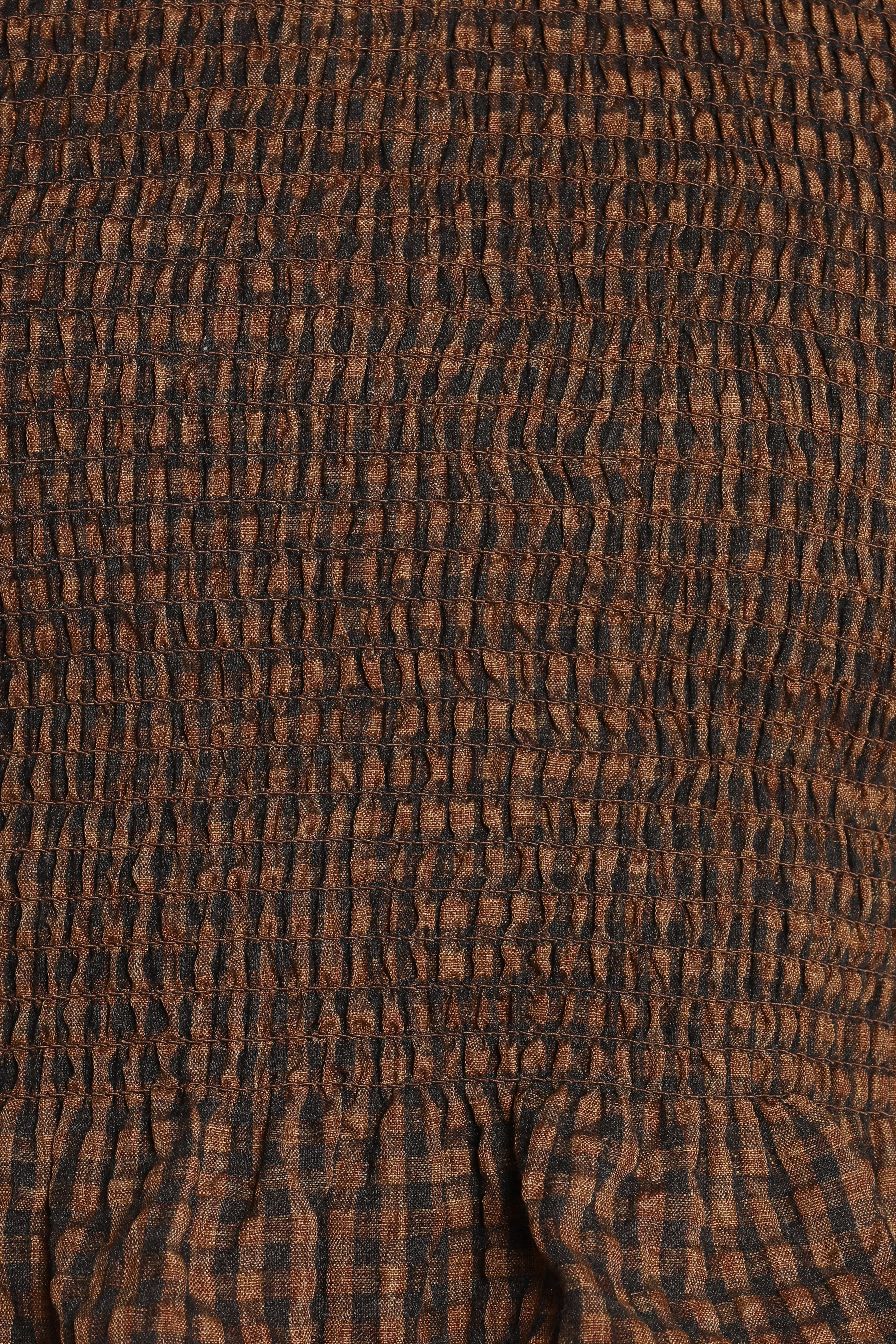 Nora Long Sleeve Top - Check
