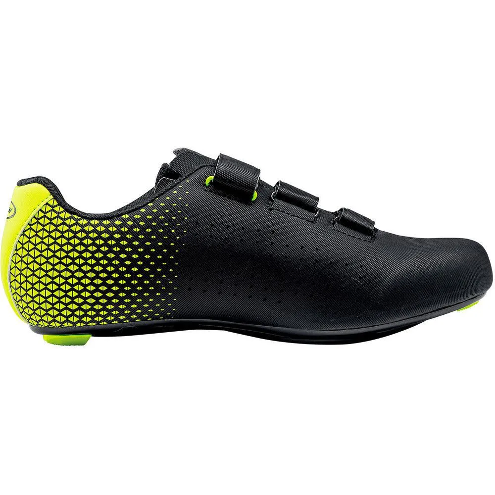 Northwave Core 2 Road Cycling Shoes (Black/Yellow Fluo)