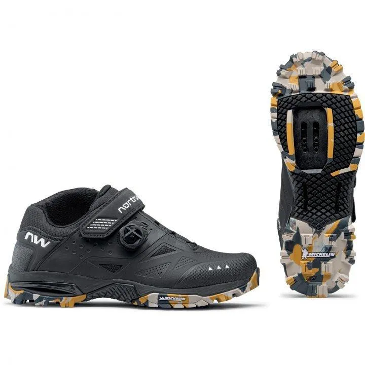 Northwave Enduro Mid 2 MTB Cycling Shoes (Black/Camo)