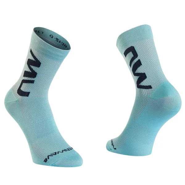 Northwave Extreme Air Mid Unisex Cycling Socks (Blue Surf)