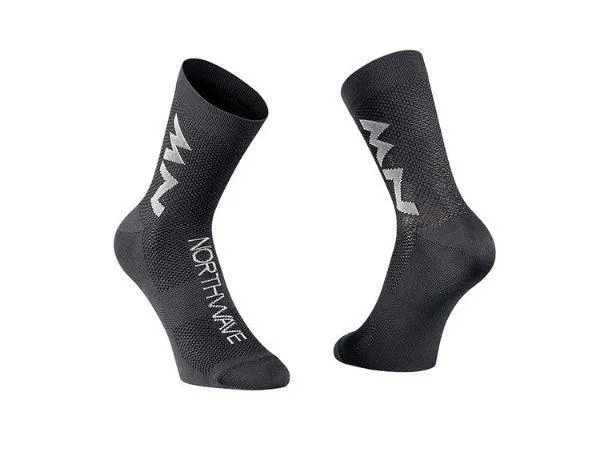 Northwave Extreme Air Unisex Cycling Socks (Black/Grey)