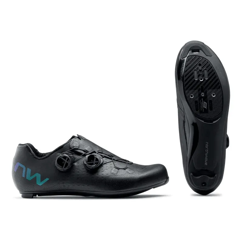Northwave Extreme GT3 Road Cycling Shoe (Black/Ridescent)