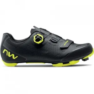 Northwave Razer 2 MTB Cycling Shoes (Black/Yellow Fluo)