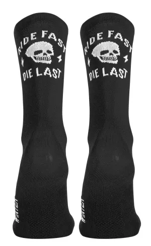 Northwave Ride Fast Die Last Unisex Cycling Socks (Black)