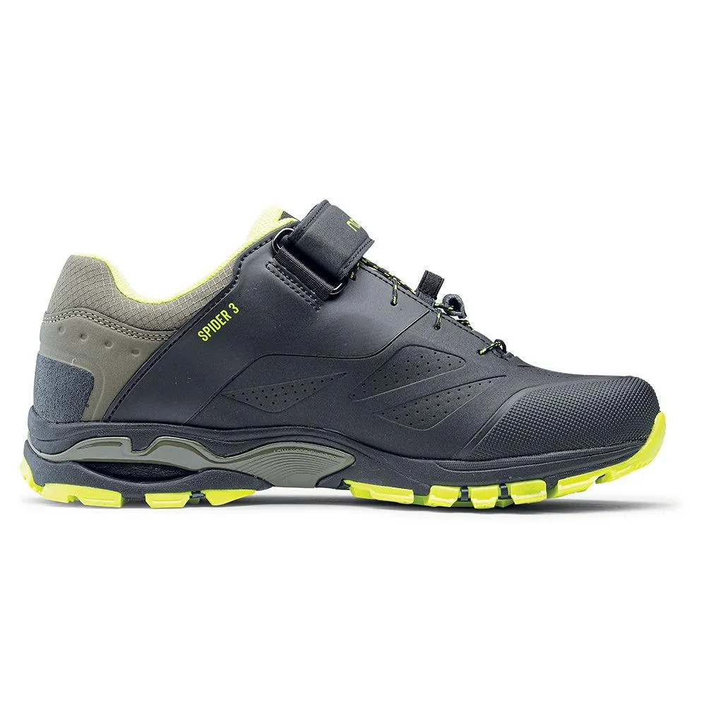 Northwave Spider 3 MTB Cycling Shoes (Black/Yellow Fluo)