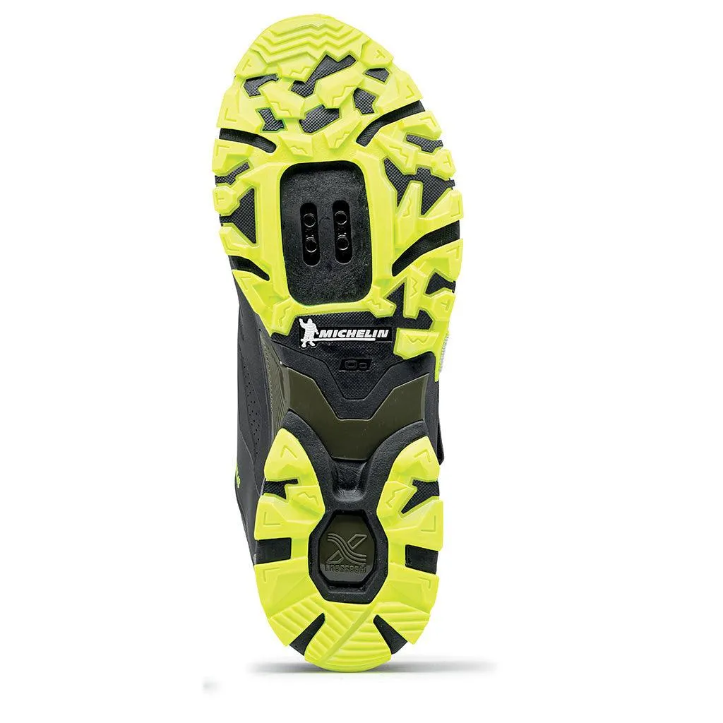 Northwave Spider 3 MTB Cycling Shoes (Black/Yellow Fluo)