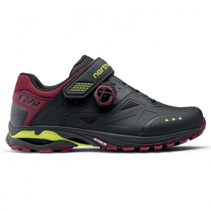 Northwave Spider Plus 3 MTB Cycling Shoes (Black/Plum)