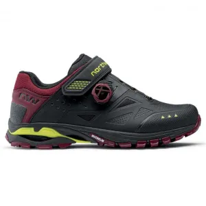 Northwave Spider Plus 3 MTB Cycling Shoes (Black/Plum)