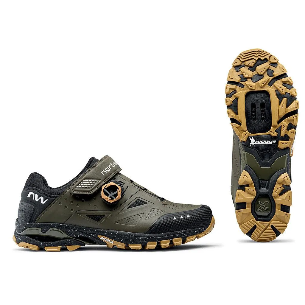 Northwave Spider Plus 3 MTB Cycling Shoes (Forest)