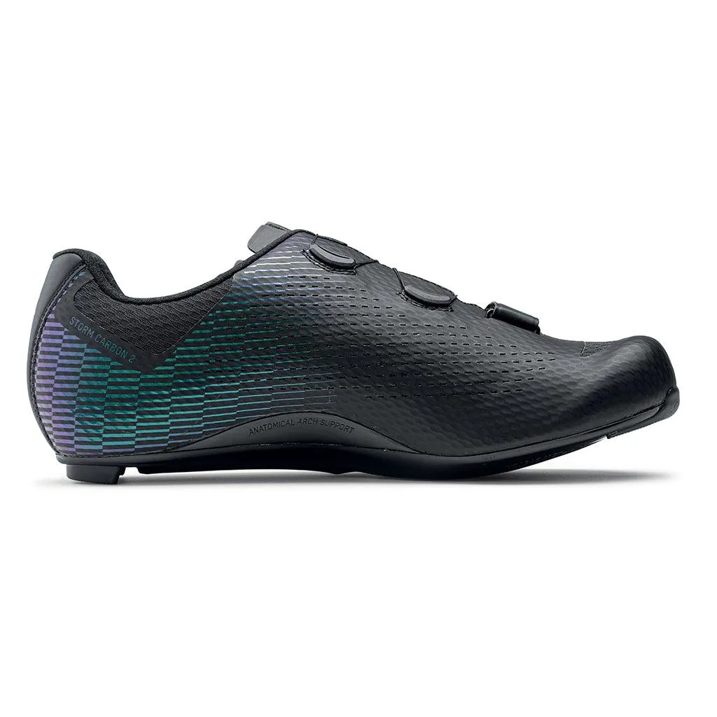 Northwave  Storm Carbon 2 Road Cycling Shoes (Black/Iridescen)