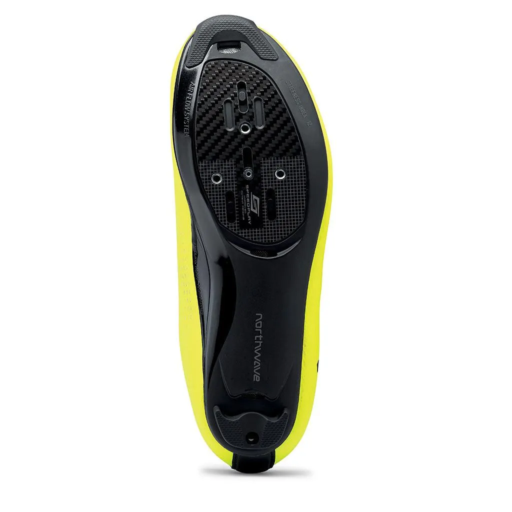 Northwave  Storm Carbon 2 Road Cycling Shoes (Yellow Fluo/ Black)