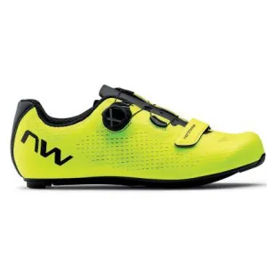 Northwave  Storm Carbon 2 Road Cycling Shoes (Yellow Fluo/ Black)