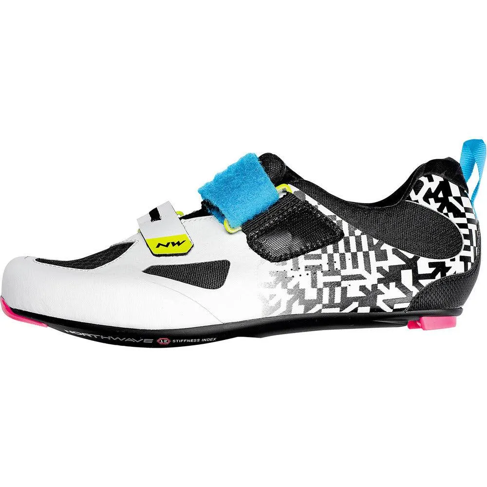 Northwave Tribute 2 Carbon Tri. Shoes (White/Blk/Multi Colour)